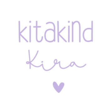 Kitakind Herz Bügelbild
